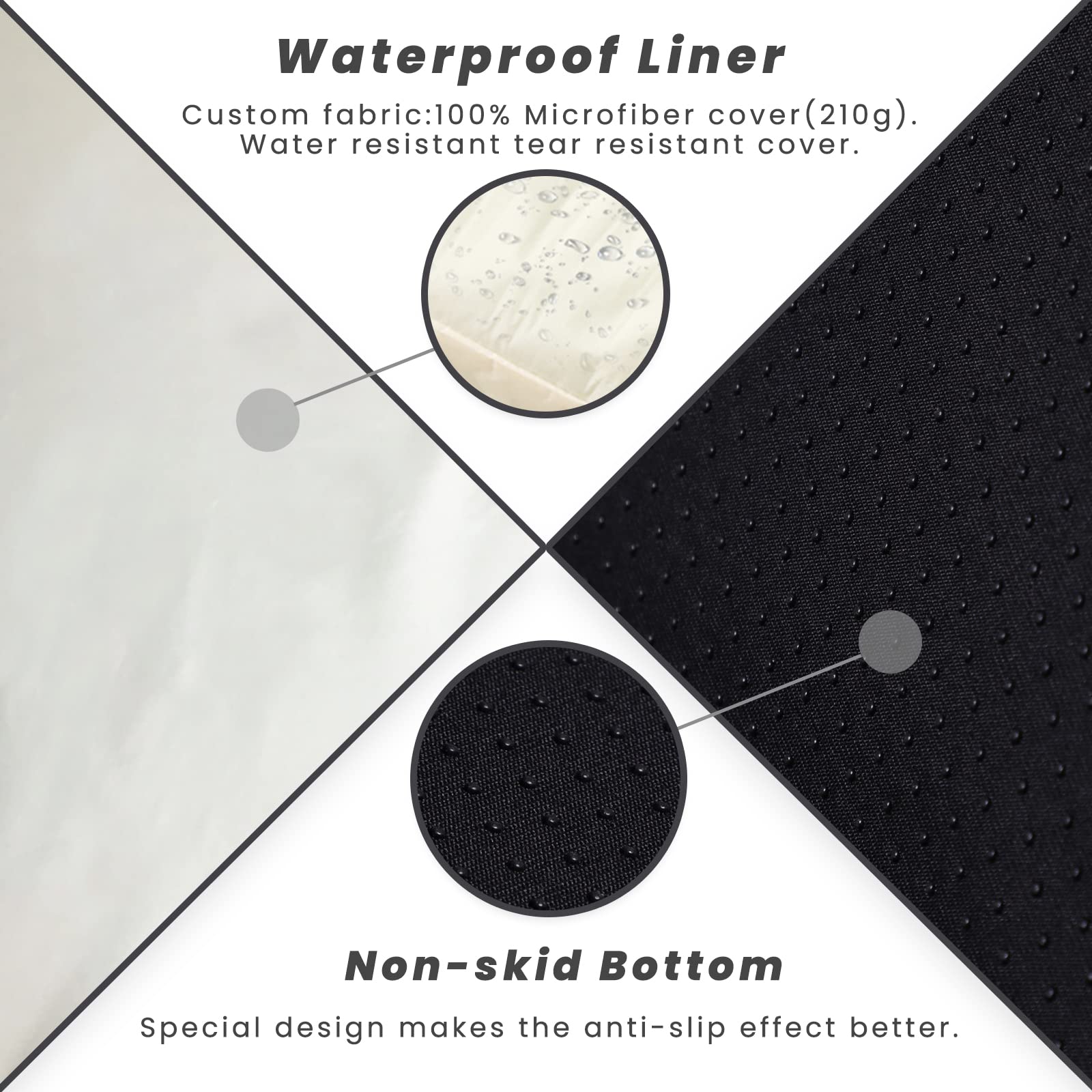 Orthopedic Memory Foam Dog Bed - Large, Waterproof & Washable for Big Dogs - Home Comfort