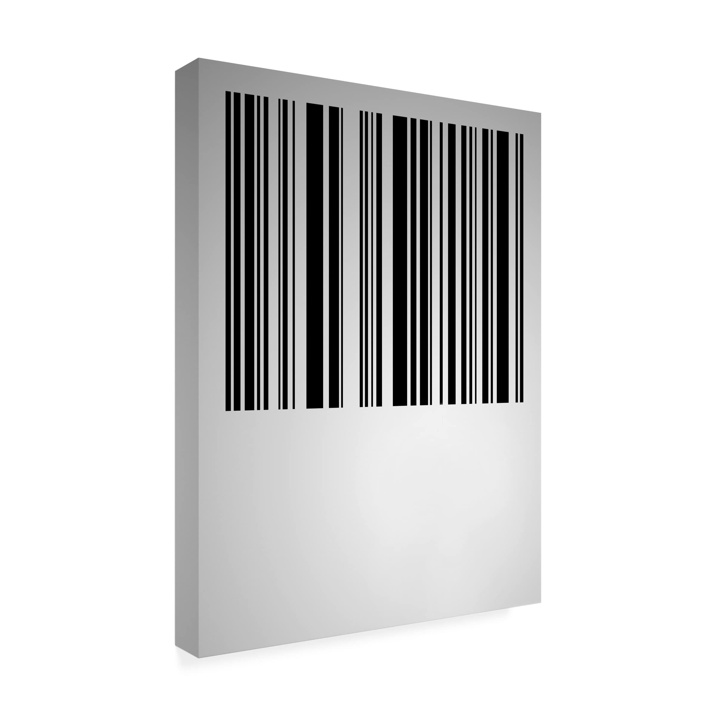 Ben Heine 'Bar Code' Canvas Art Print - Modern Abstract Wall Decor for Living Room, Office & Bedroom - Trademark Fine Art Collection