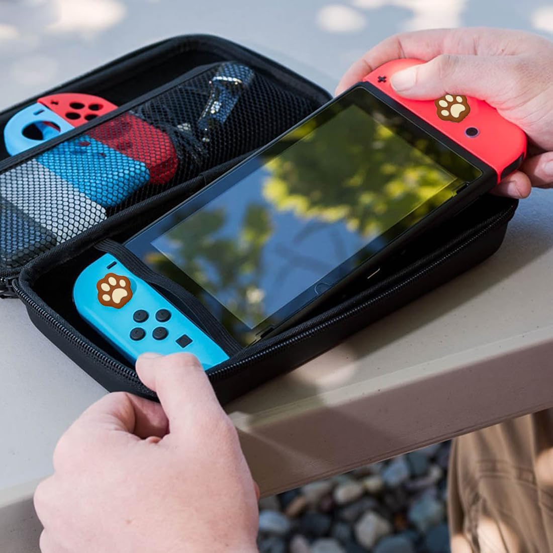 8PCS Cat Paw Thumb Grips for Nintendo Switch & Switch Lite Only - Soft Silicone Joystick Covers for Comfortable Gaming - Perfect for Kids, Girls, and Cat Lovers