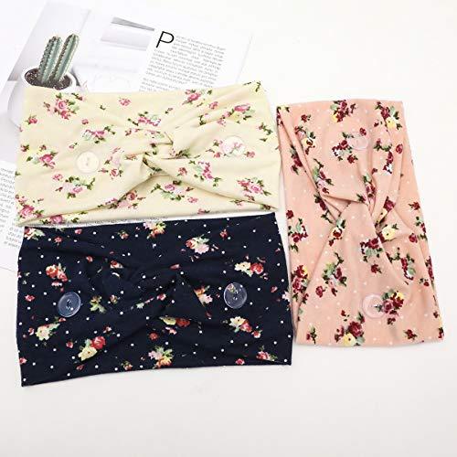 Non-Slip Yoga Headbands for Women - 5 Pack Stretchy Hair Accessories for Workouts, Running & Fitness - Cute & Comfortable Head Wraps for Active Lifestyles