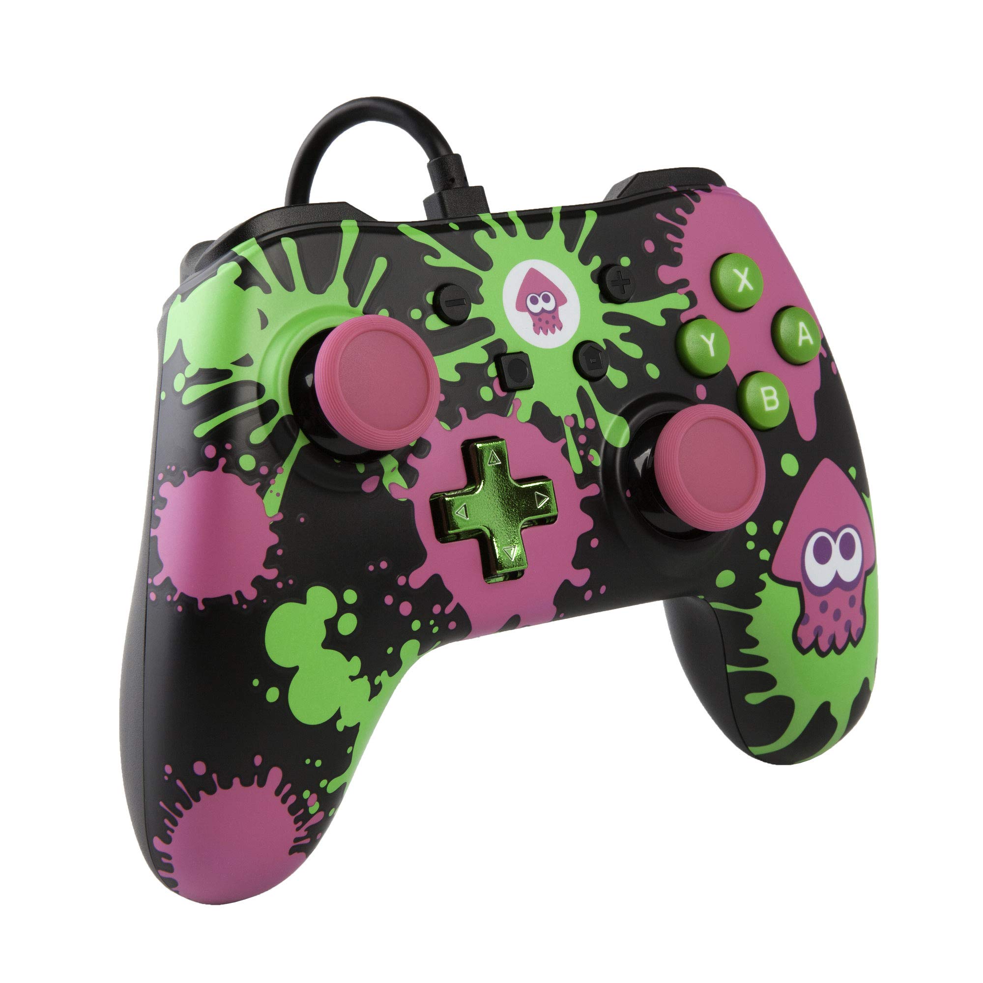 iConic Nintendo Switch Pro Controller - Splatoon Edition for Enhanced Gaming Experience | Perfect for Multiplayer, Competitive Play & Long Gaming Sessions