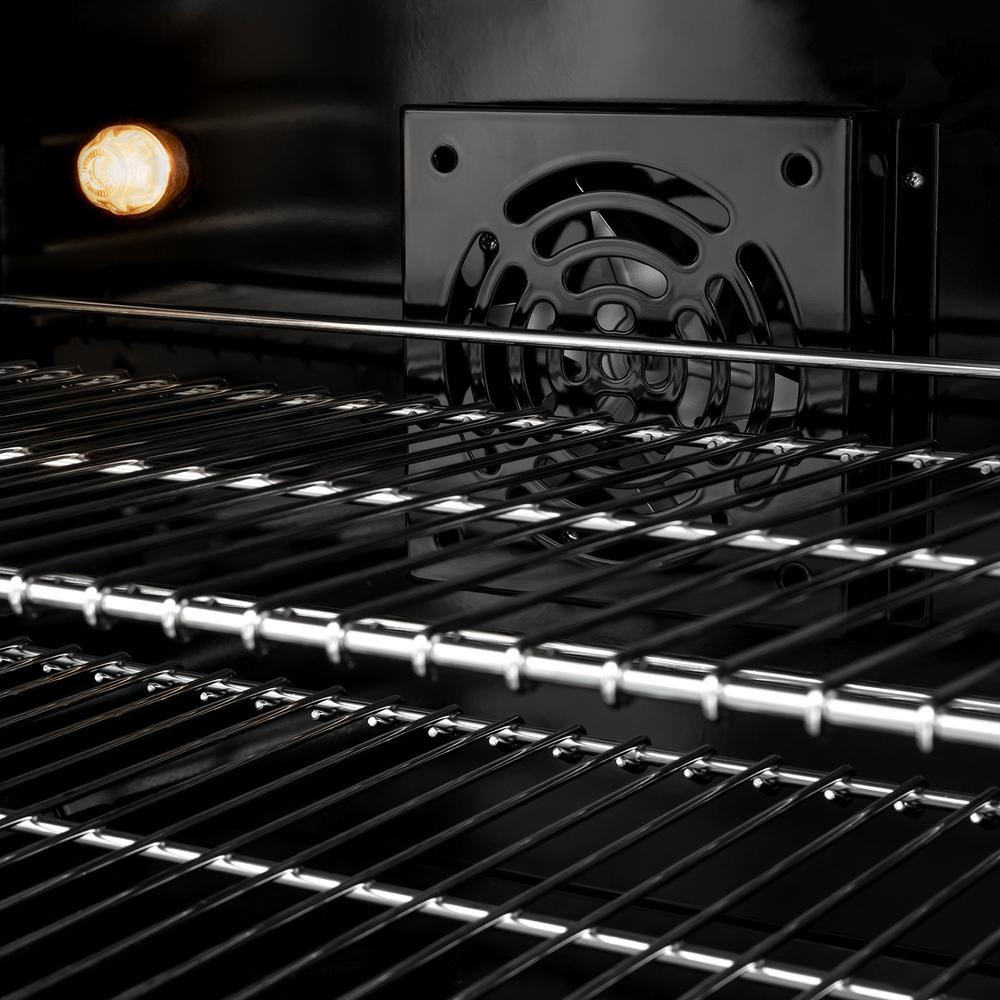 ZLINE 48-Inch 6.7 cu. ft. Stainless Steel Dual Fuel Range - 8 Burner Gas Cooktop with White Matte Doors - Perfect for Large Kitchens & Entertaining (CDR WM 48)