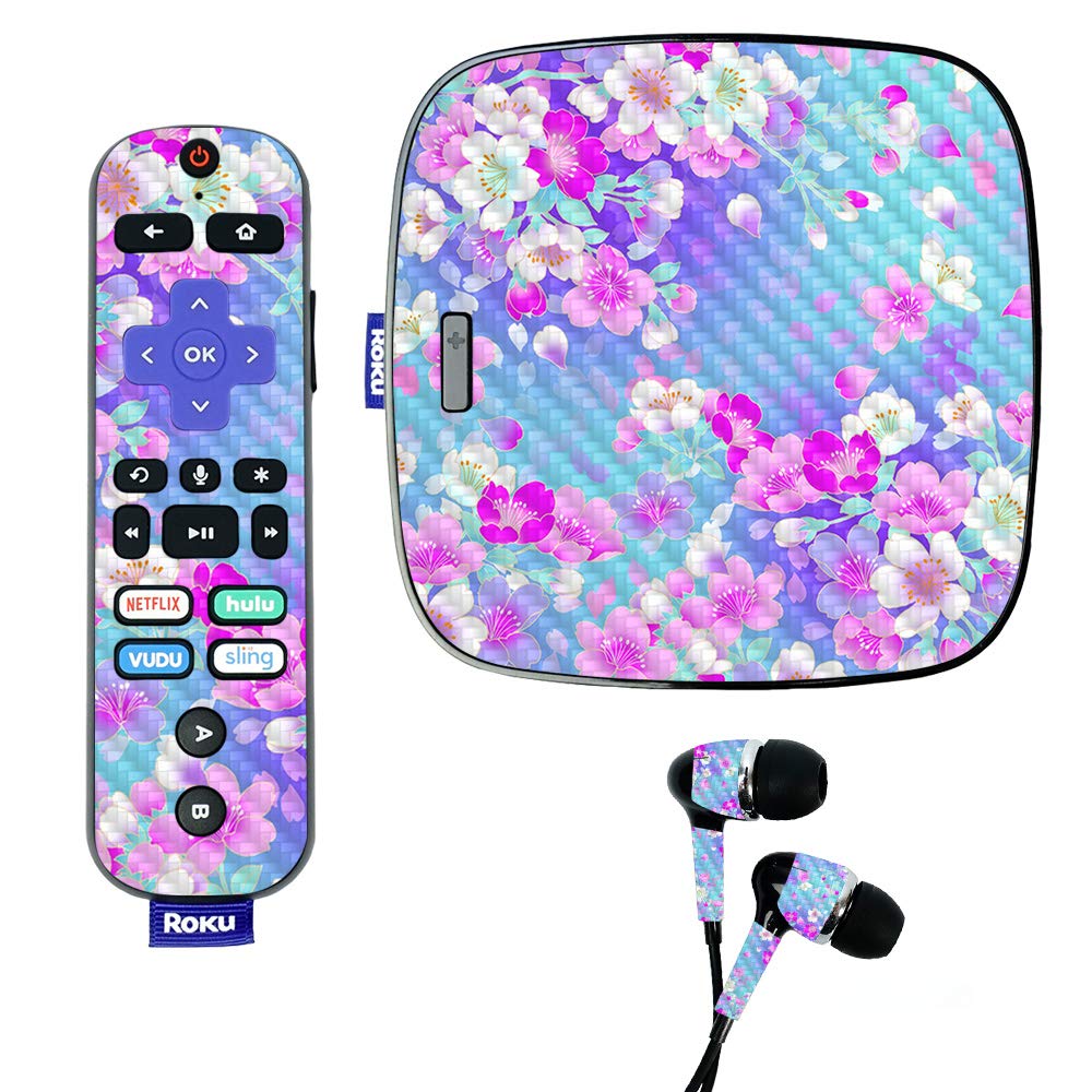 Carbon Fiber Skin for Roku Ultra | Durable Protective Cover | Easy to Apply & Remove | for Home Entertainment