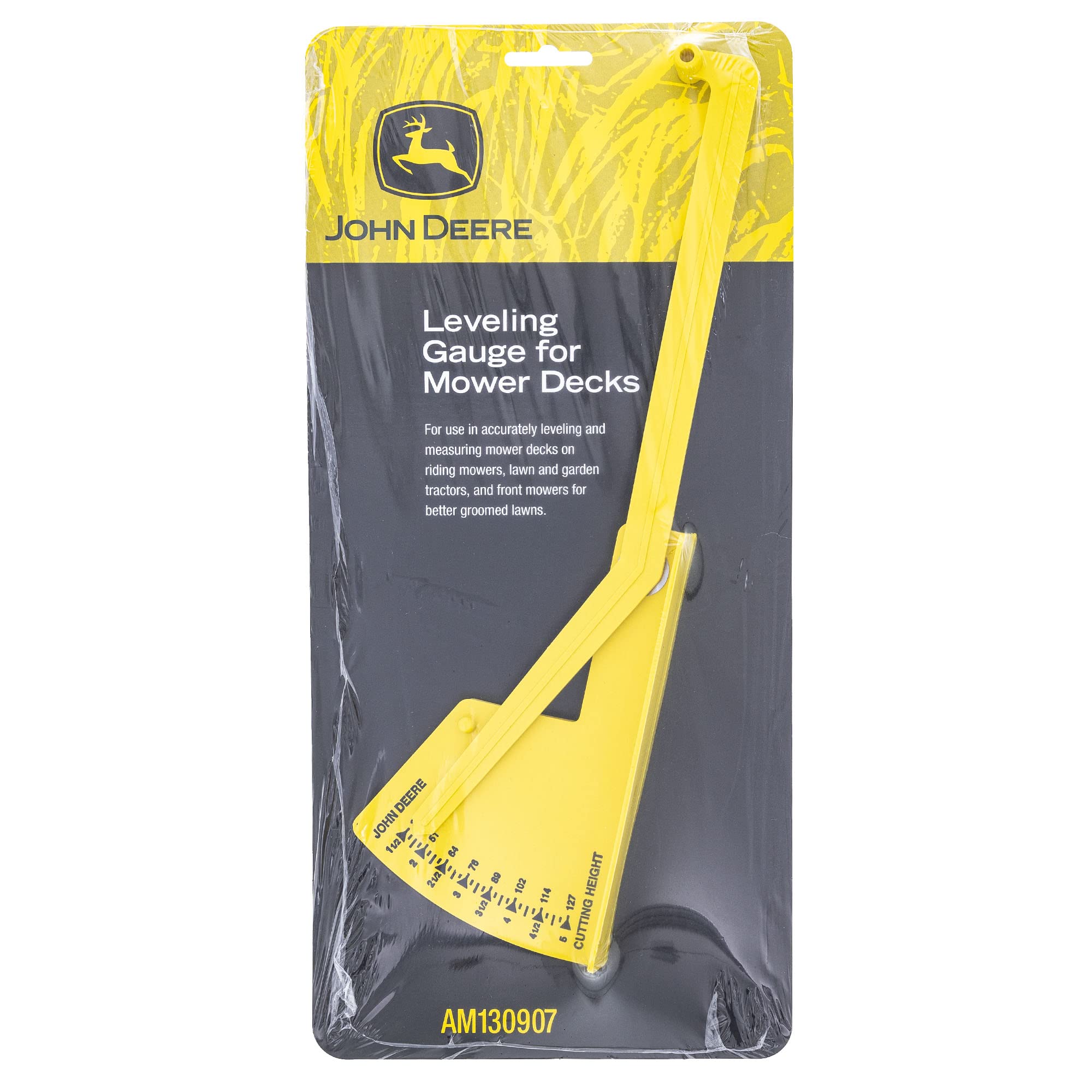 John Deere AM130907 Original Equipment Depth Gauge - Compatible with Tractors & Lawn Mowers for Precision Ground Leveling