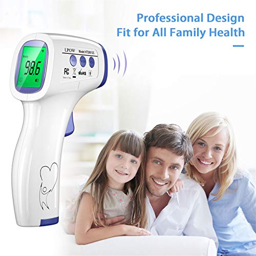 Non-Contact Infrared Baby Thermometer for Fever - Accurate Digital Forehead Thermometer for Kids & Adults - Perfect for Home, Nursery & Travel Use