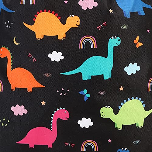 Rainbow Dinosaur Black