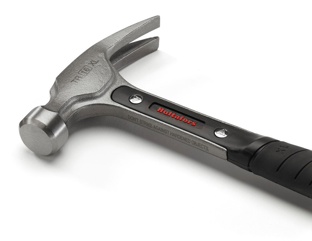 Hultafors Claw Hammer TR - Durable Steel Construction with Ergonomic Handle for Carpentry, Woodworking & Home DIY Projects - Perfect for Framing, Roofing & Construction Work
