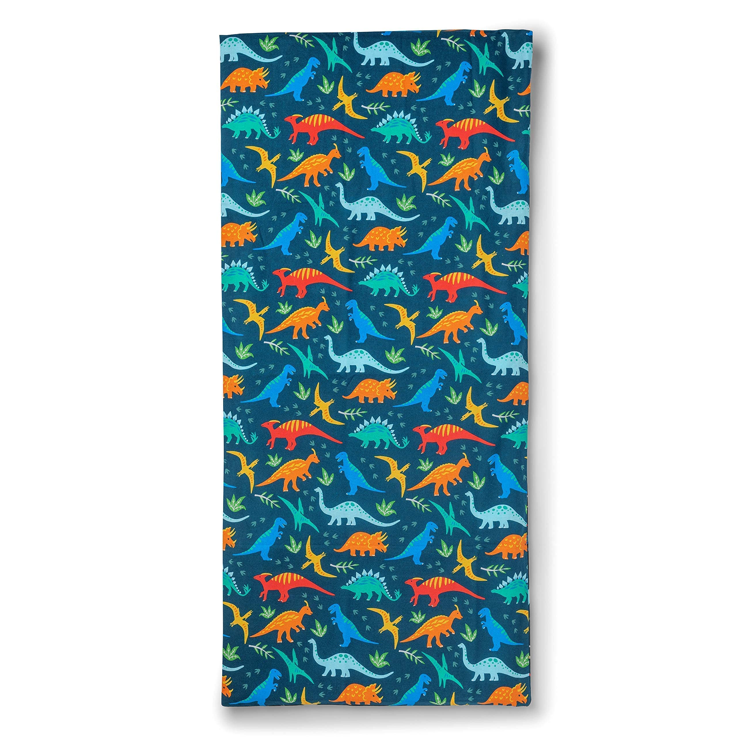 Wildkin 12 Inch Kids Backpack with Matching Nap Mat Cover - Jurassic Dinosaur Print - Perfect for Preschool, Daycare & Travel Adventures