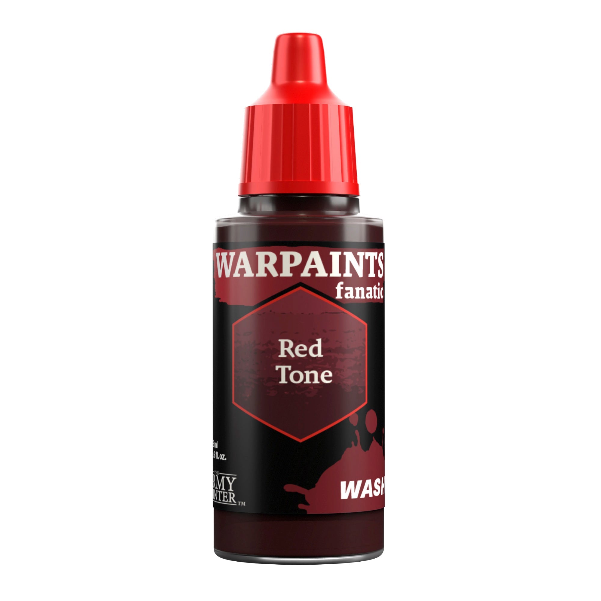 Warpaints Fanatic Wash: Red Tone - Professional Water-Based Face & Body Paint for Cosplay, Halloween & Theatrical Makeup - Safe for Kids & Adults