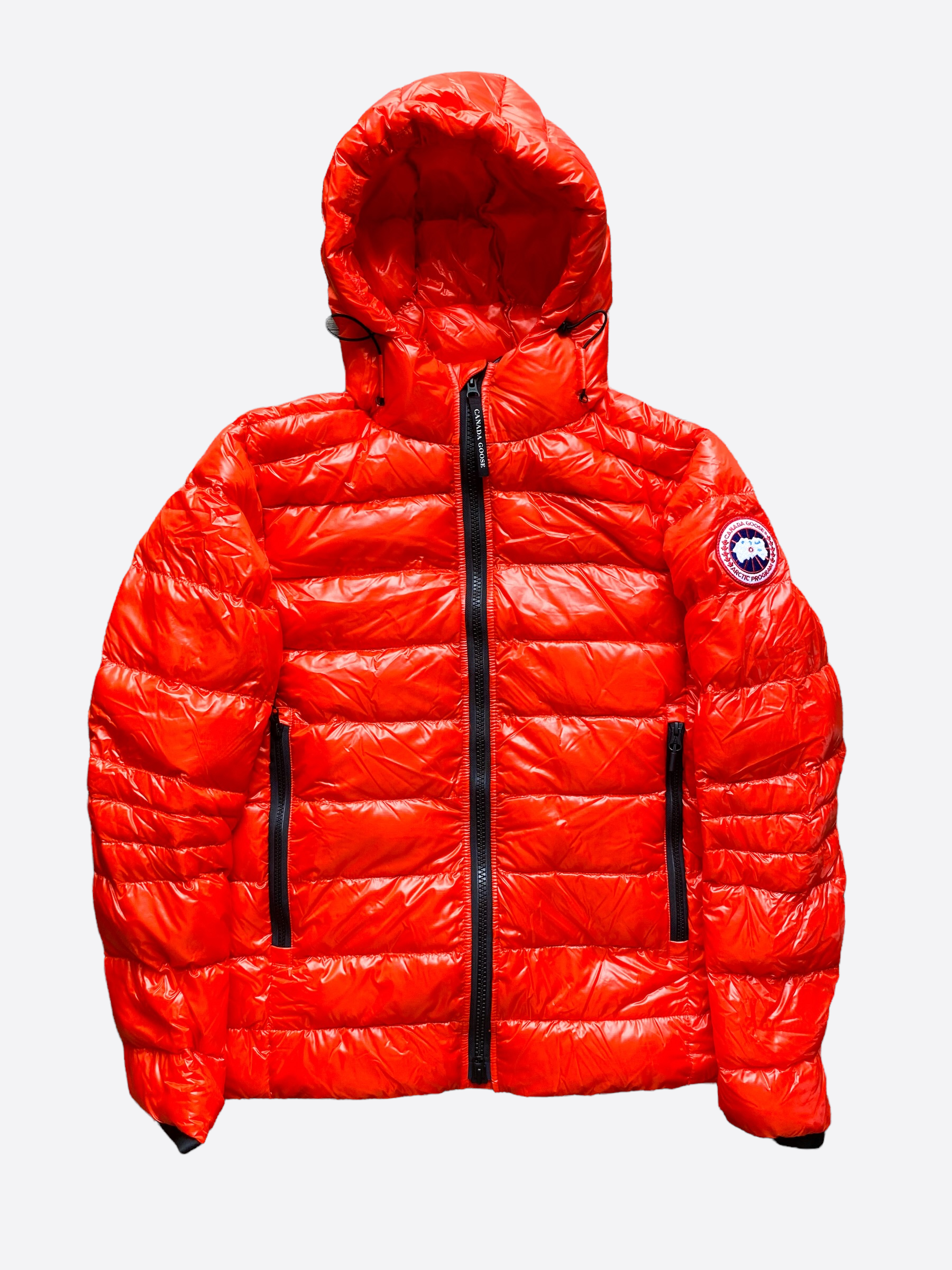 Canada Goose Red Crofton Hoody Men's Jacket - Waterproof Winter Coat for Outdoor Activities & Urban Style