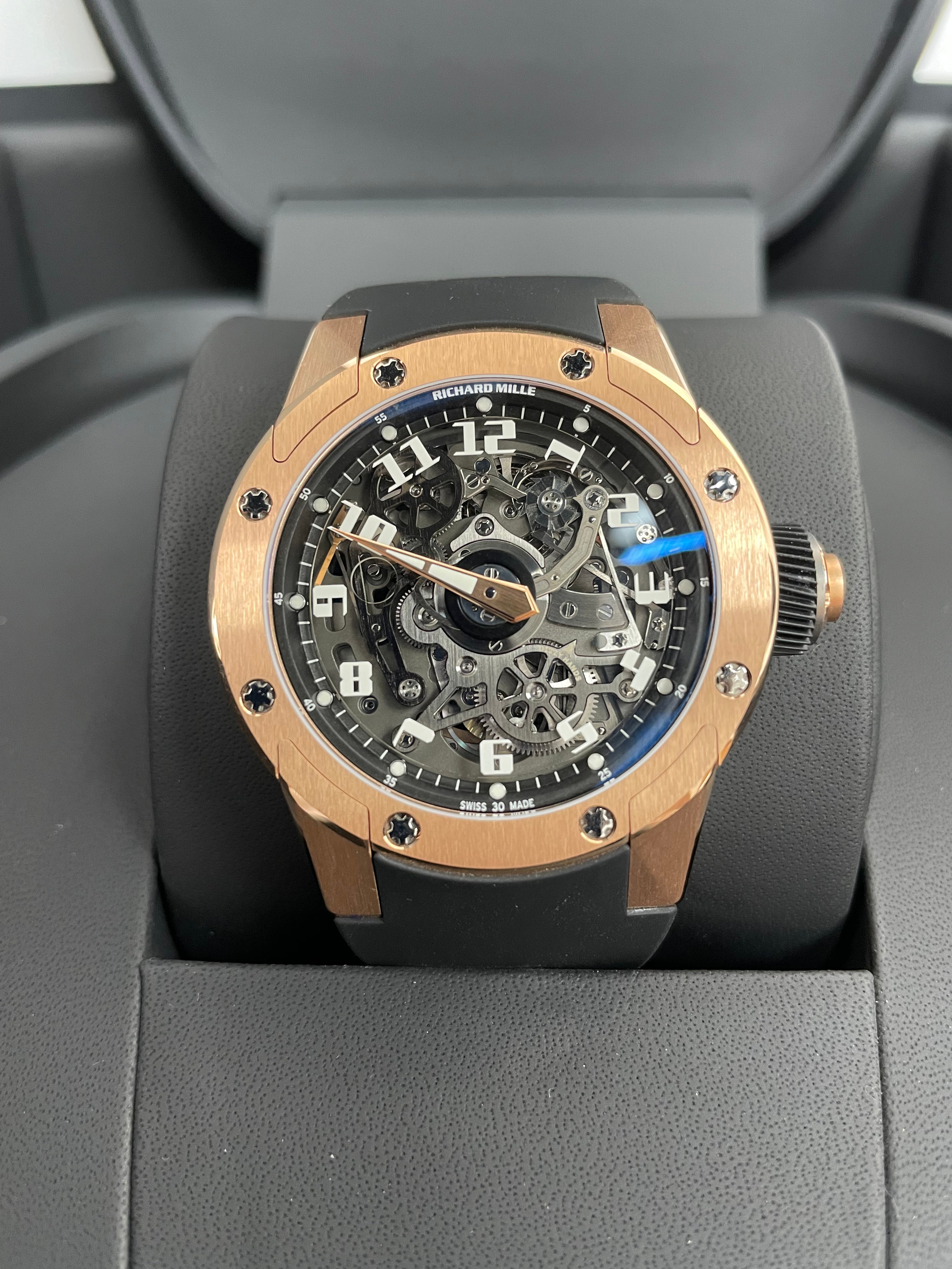 Luxury Richard Mille RM63-01 Automatic Winding Watch with Dizzy Hands - Premium Swiss Men's Chronograph for Business, Gala & Special Occasions