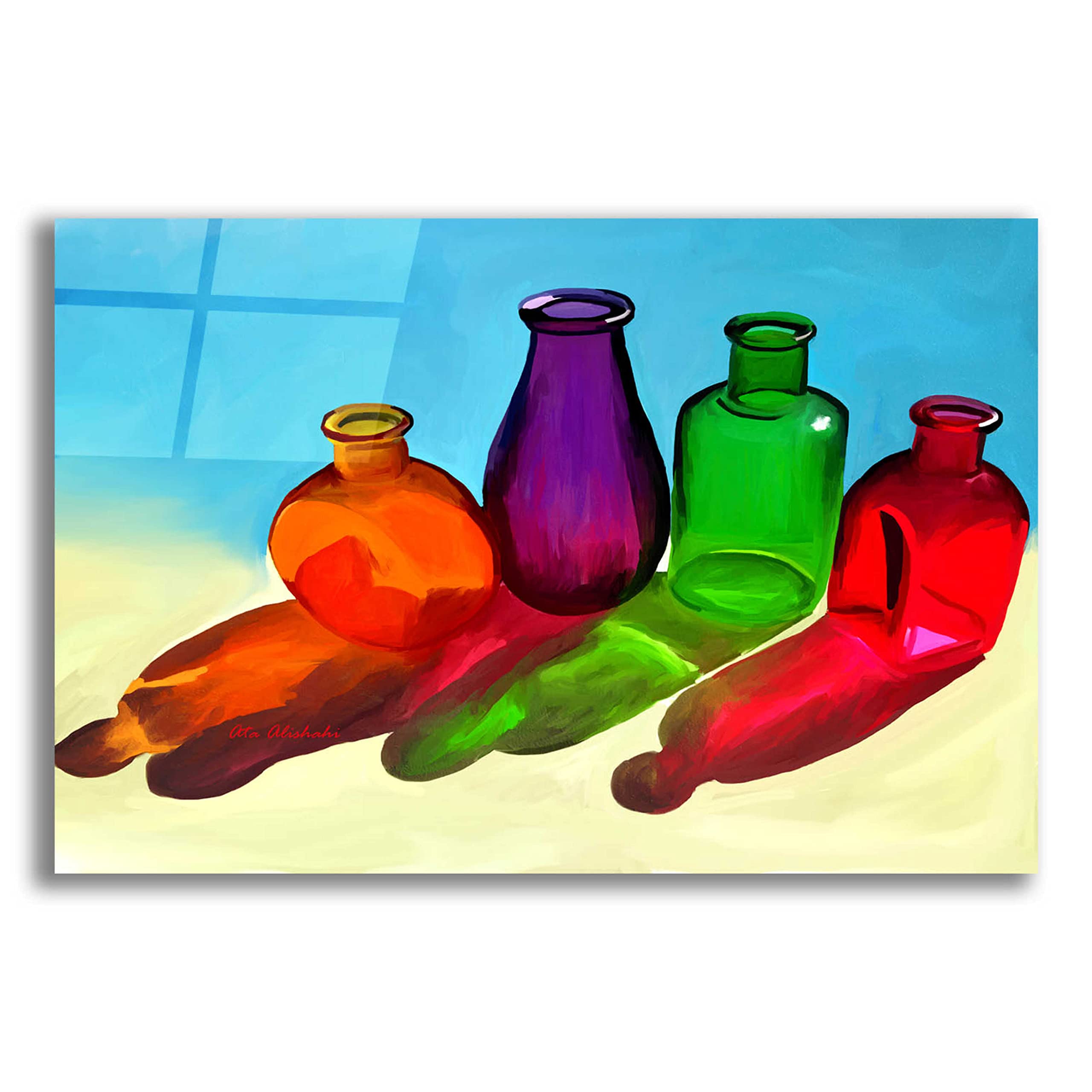 Epic Art 'Colorful Bottles' by Ata Alishahi - 24