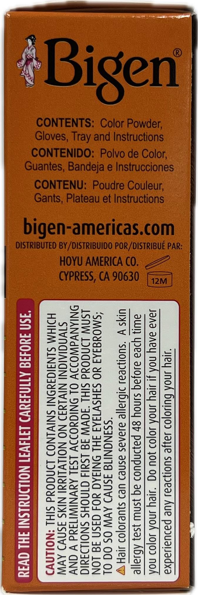 Bigen Permanent Powder Hair Color 45 Chocolate - 1 Pack (7 Count) | Long-Lasting Natural-Looking Hair Dye for Men & Women | Perfect for Home Use, Salon Styling, and DIY Hair Coloring