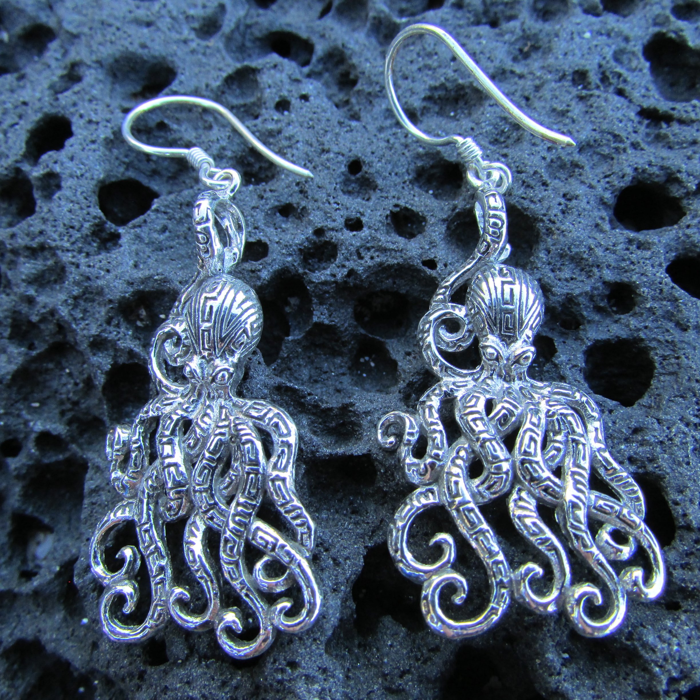 Stylish Octopus Earrings - 925 Sterling Silver Jewelry for Women - Perfect for Casual Wear, Parties & Gifts