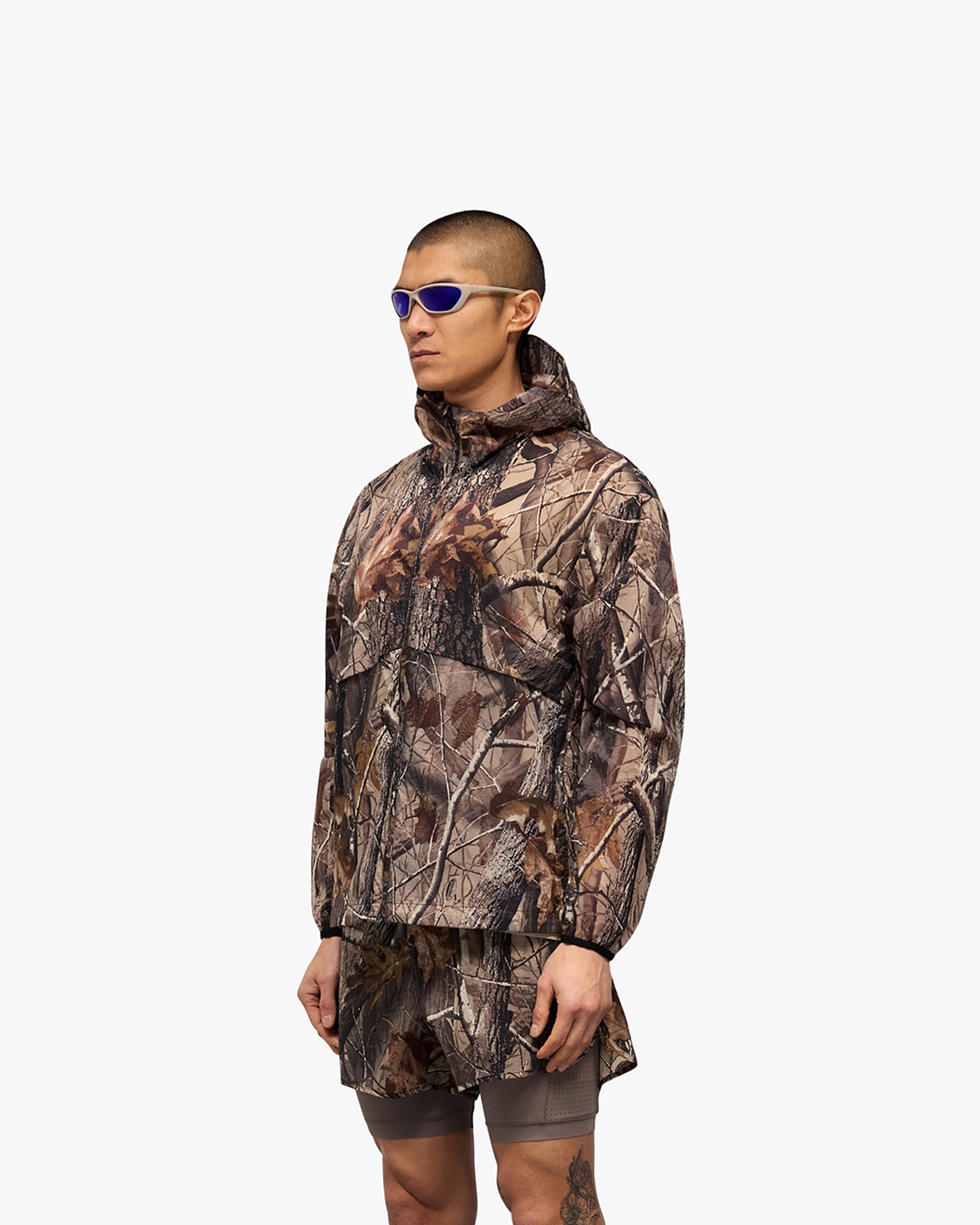 247 Hooded Training Jacket - Realtree® Camo Design for Outdoor Workouts & Hunting | Lightweight Performance Jacket for Men & Women | Ideal for Gym, Running & Cold Weather Activities