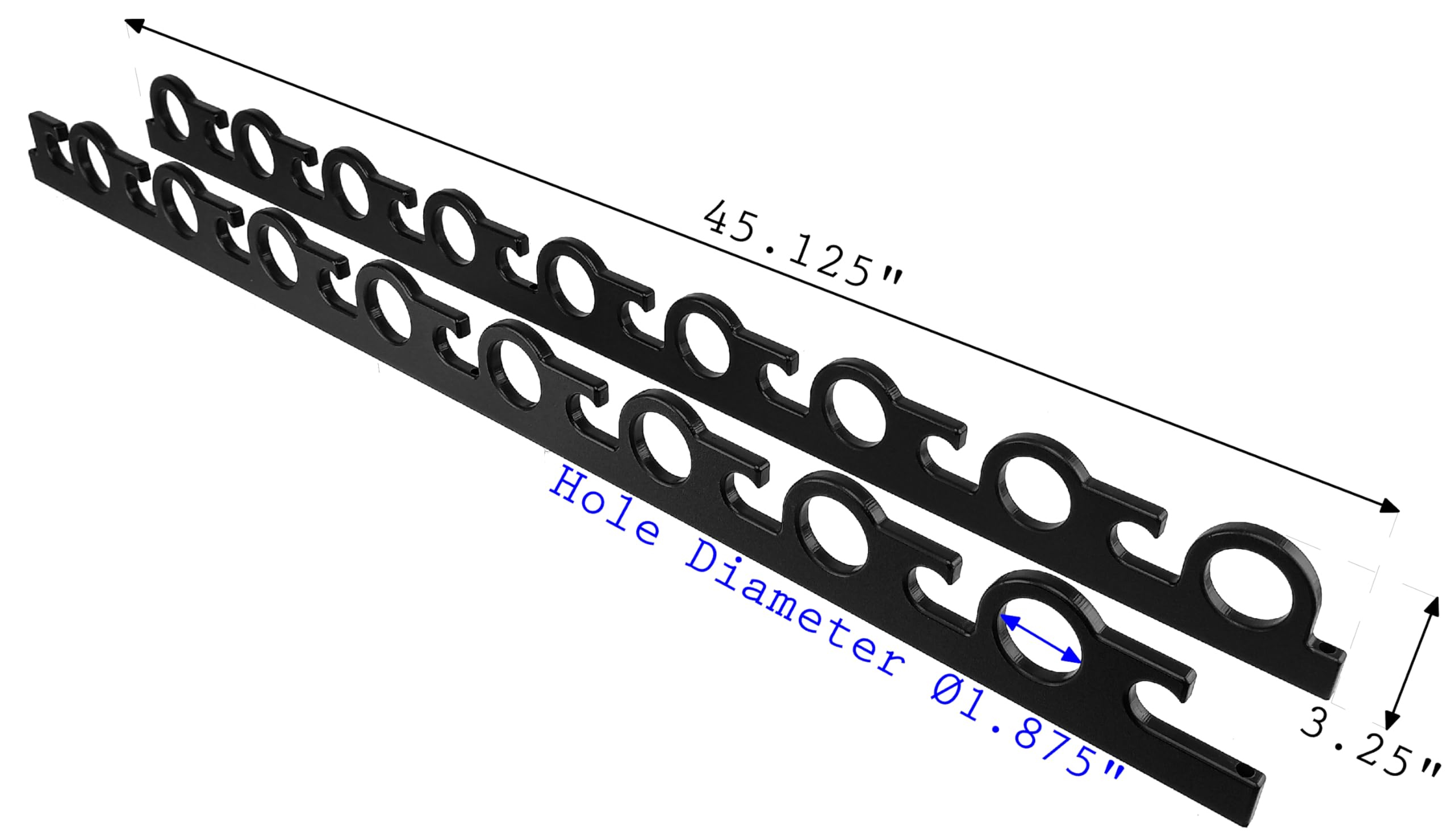 17-Slot Offshore Fishing Rod Holder - Heavy Duty Ceiling Mount for Saltwater & Freshwater Fishing - Perfect for Boats, Garages & Storage