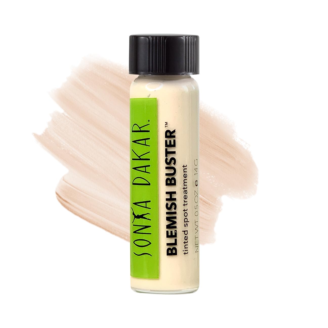 SONYA DAKAR Blemish Buster - Acne Spot Treatment with Salicylic Acid & Sulfur for Clear Skin | Camphor & Probiotics (Lactobacillus/Bifidobacterium) | Tinted Clean Beauty Formula .25 oz - Perfect for Daytime Use & On-the-Go Skincare