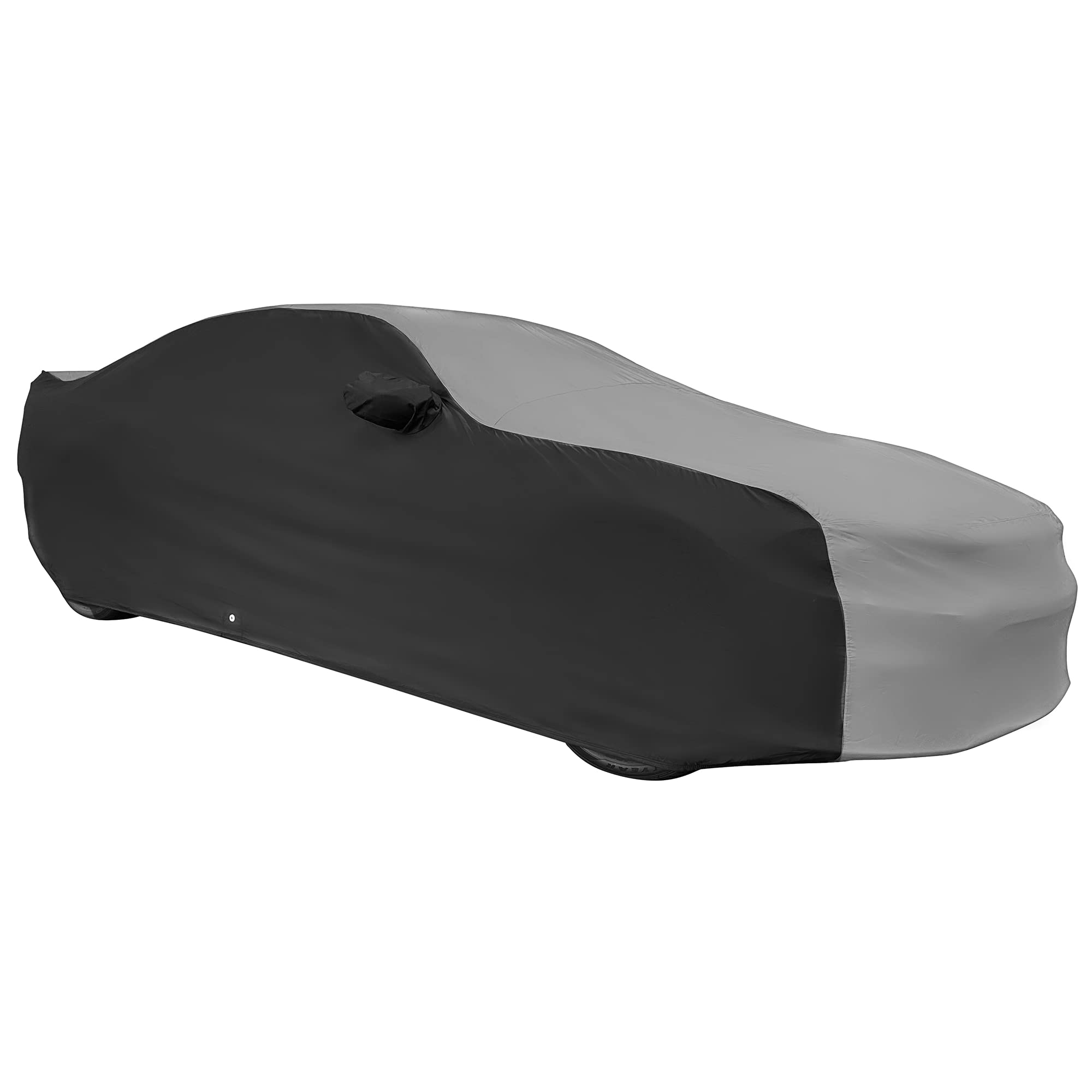 **Dodge Charger Car Cover 2005-2023 - Custom Fit for SRT Hellcat, GT, R/T, SXT, Scat Pack - Waterproof, UV Protection, 300 Denier Ultraguard Plus - Indoor & Outdoor Use (Gray/Black) - Perfect for Garage, Parking & Travel Protection**