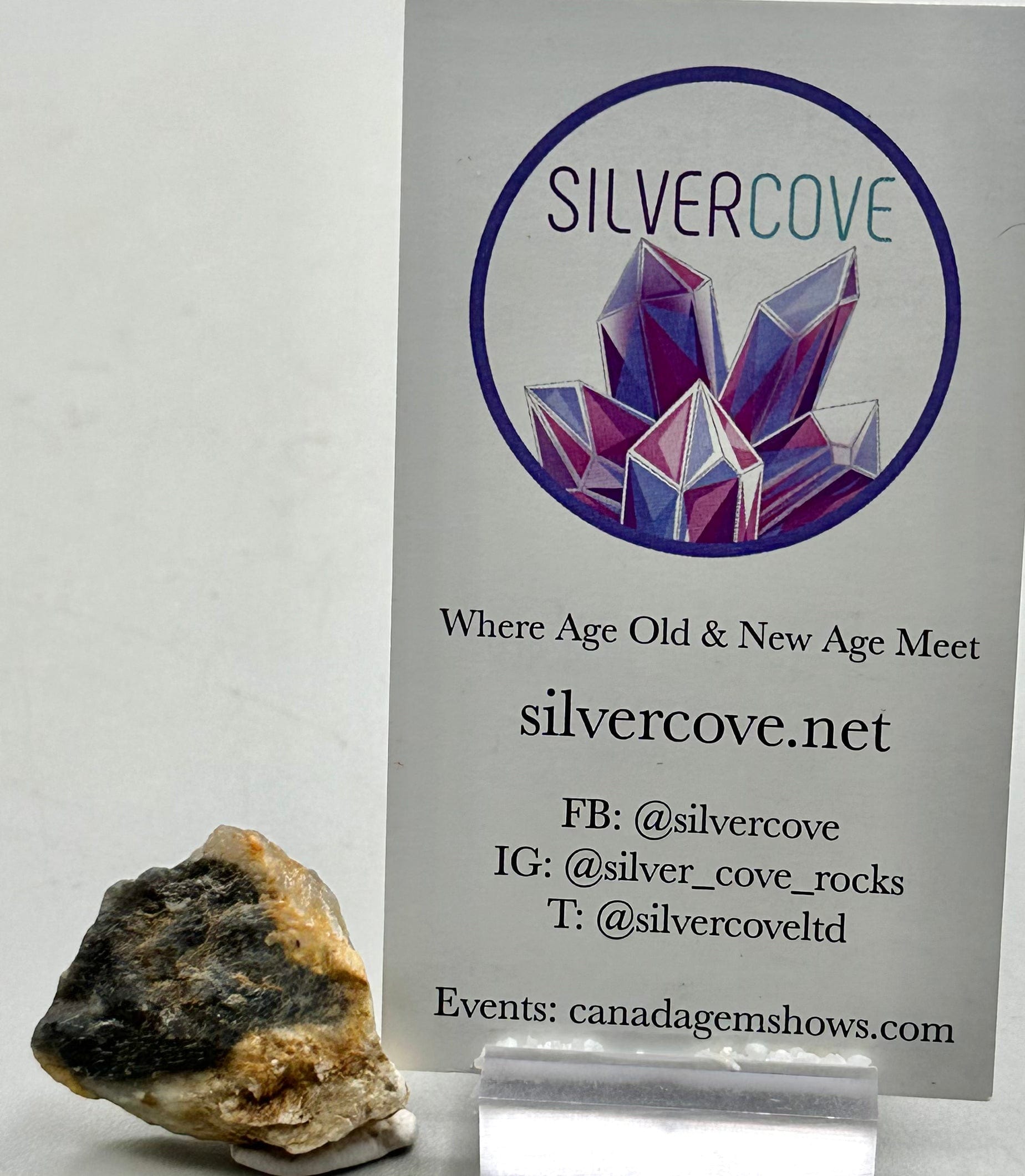 Natural Canadian Sapphire Partial Crystal with Feldspar Edge - Raw Gemstone for Jewelry Making, Mineral Collection & Healing Crystals