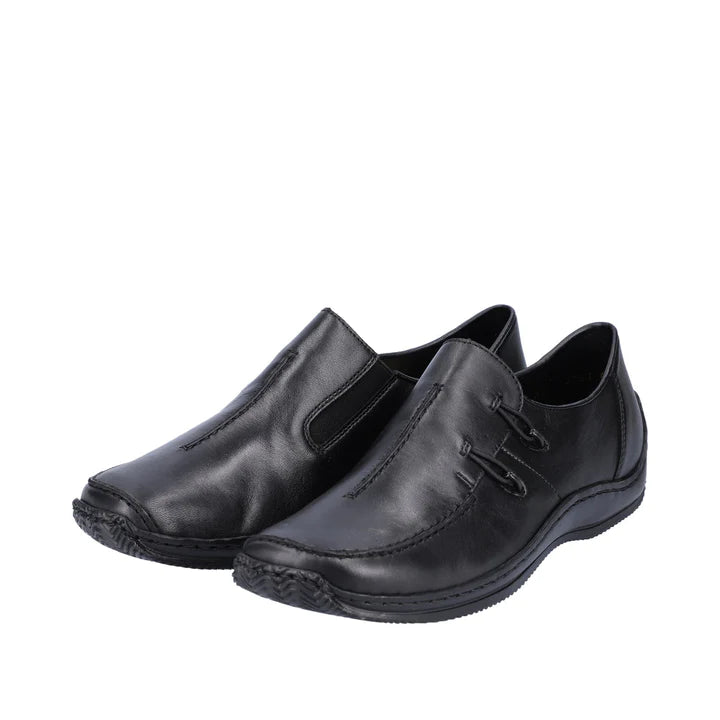 Rieker L1751 Black Women's Comfort Shoes - Stylish & Lightweight for Work, Walking & Everyday Wear