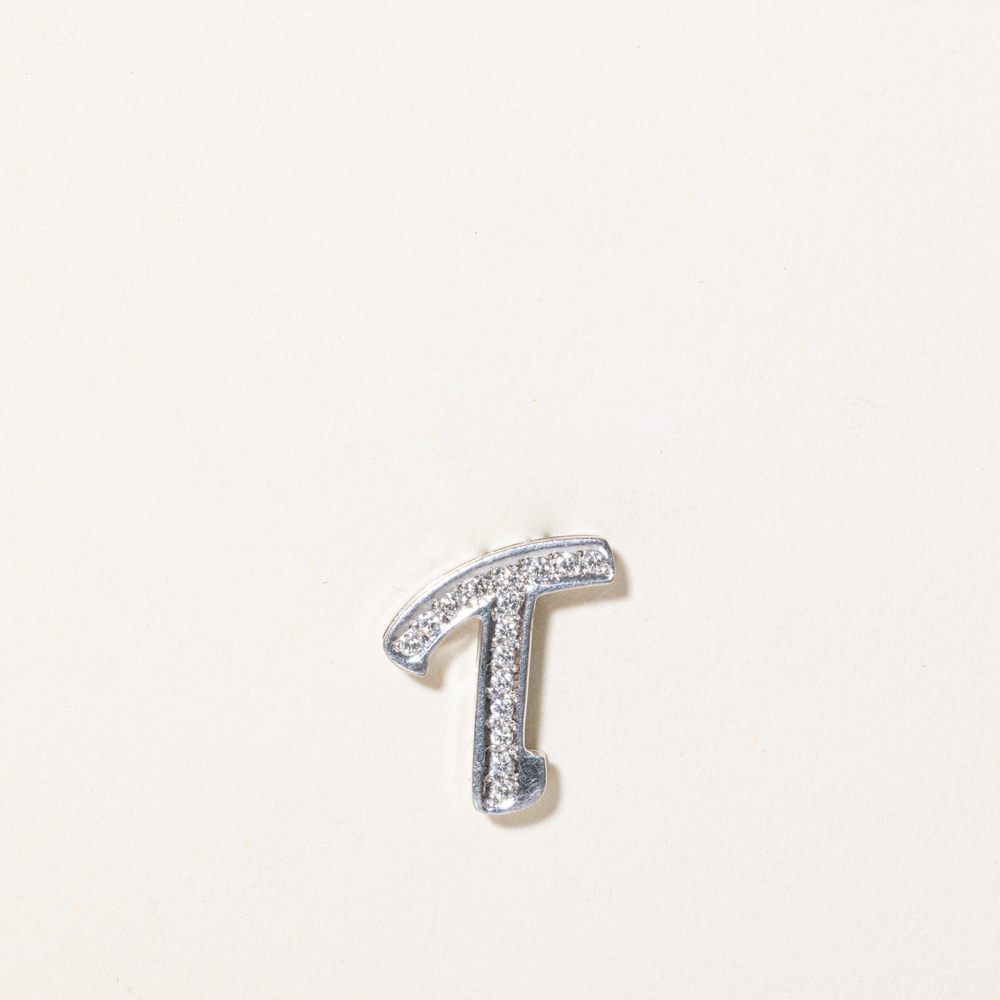 0.15ctw Diamond 'T' Initial Pendant Necklace - Elegant Personalized Jewelry Gift for Women - Perfect for Birthdays, Anniversaries & Special Occasions
