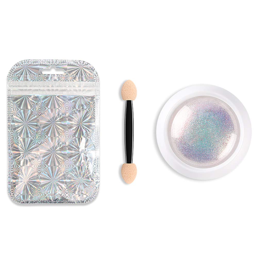 Srliya Nail Glitter Powder - Magic Mirror Neon Effect & Shiny Pearl Nail Art Decorations for Professional Manicures | Perfect for Nail Salons, DIY Home Nail Art, Parties and Special Occasions