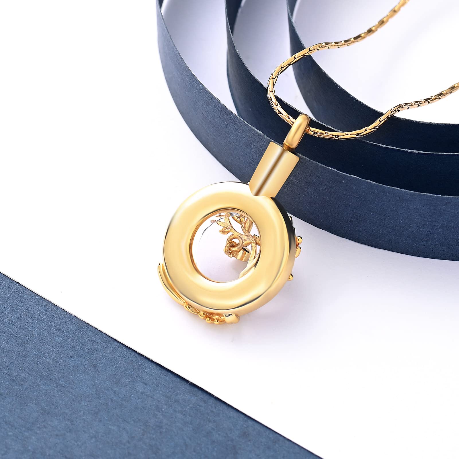 Stainless Steel Tree of Life Urn Necklace - Ashes Memorial Jewelry for Women & Men, Perfect for Remembrance & Comfort