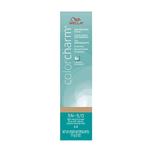 Wella ColorCharm Permanent Gel Haircolor with Long-Lasting Gelfuse™ Technology - Gray Coverage & Natural Brown Tones | Salon-Quality At-Home Hair Dye for Vibrant, Fade-Resistant Color