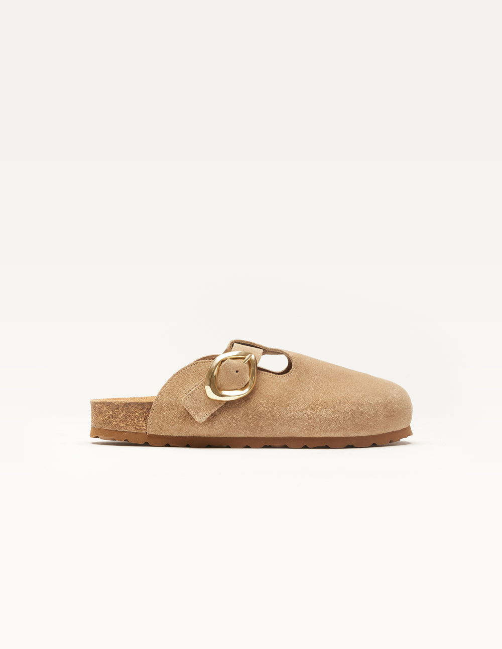 Matilda Suede Mules in Taupe - Comfortable Slip-On Shoes for Women | Perfect for Casual Outings, Office Wear & Everyday Comfort