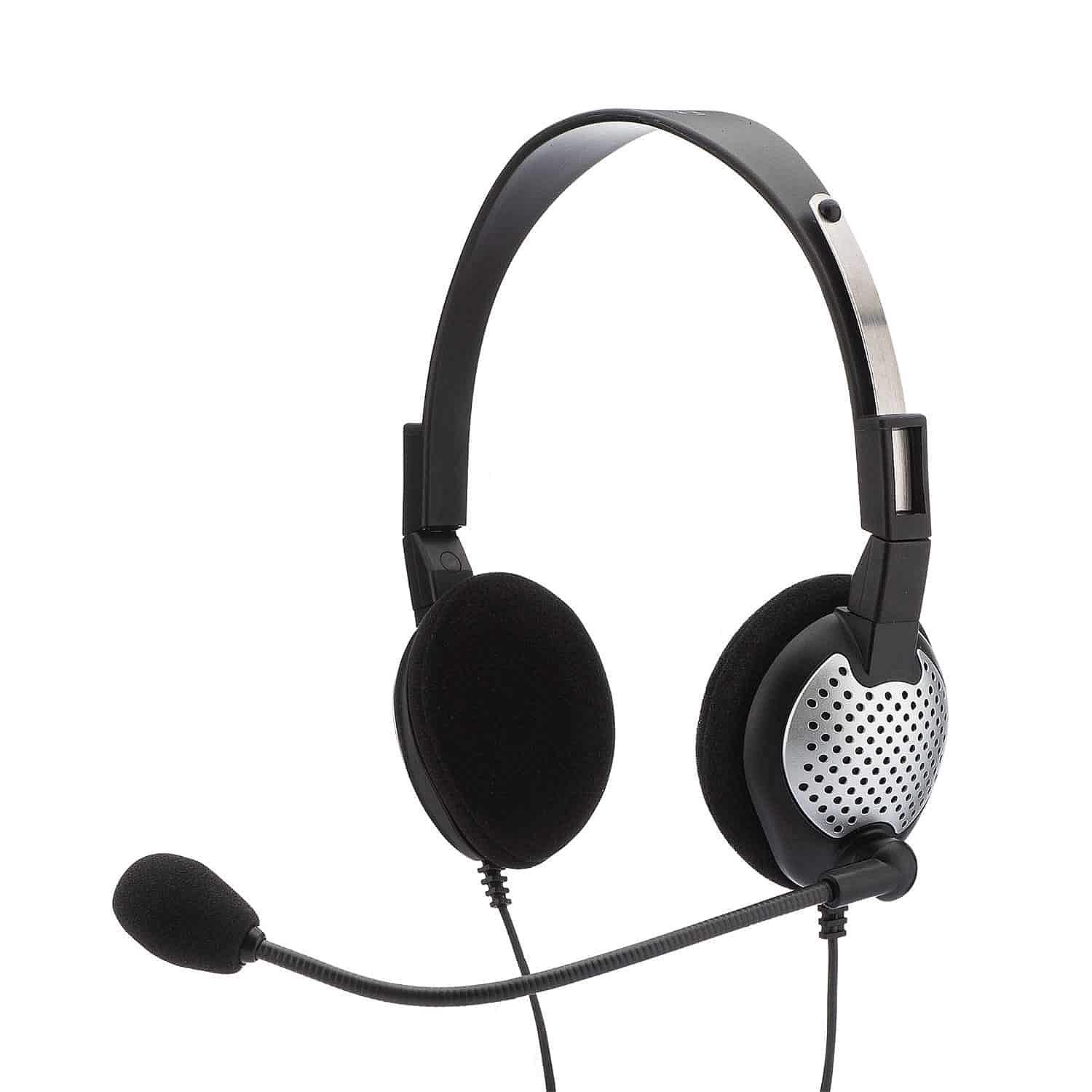 Premium USB Headset with Noise Cancelling Microphone - Compatible with Nuance Dragon Speech Recognition Software | Voice Command Headset for Dictation, Transcription & Call Centers | Ideal for Office, Remote Work & Customer Service