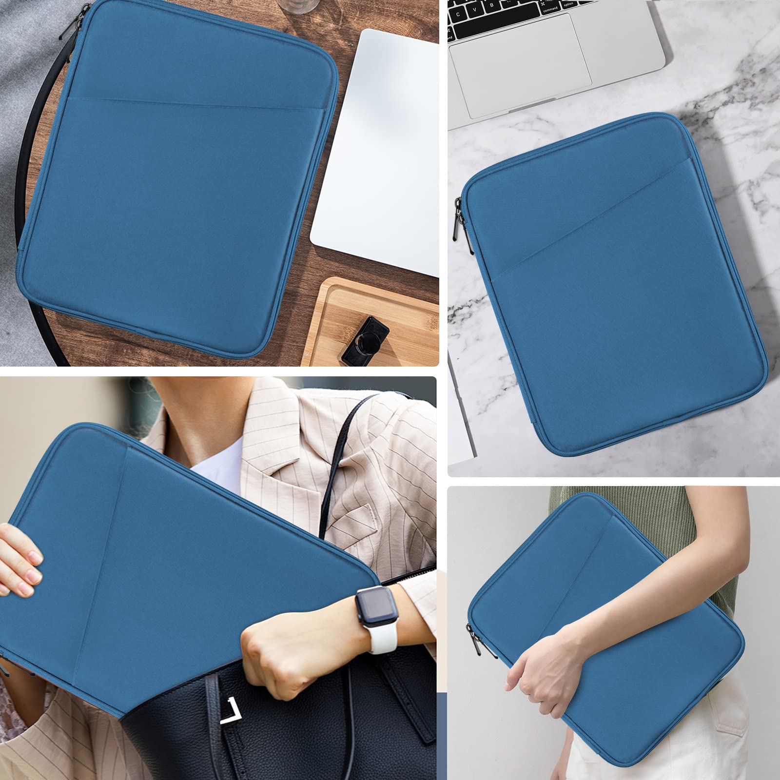 MoKo 9-11 Inch Tablet Sleeve Case for iPad Air/Pro 11 (2024), iPad Air 5/4 (10.9