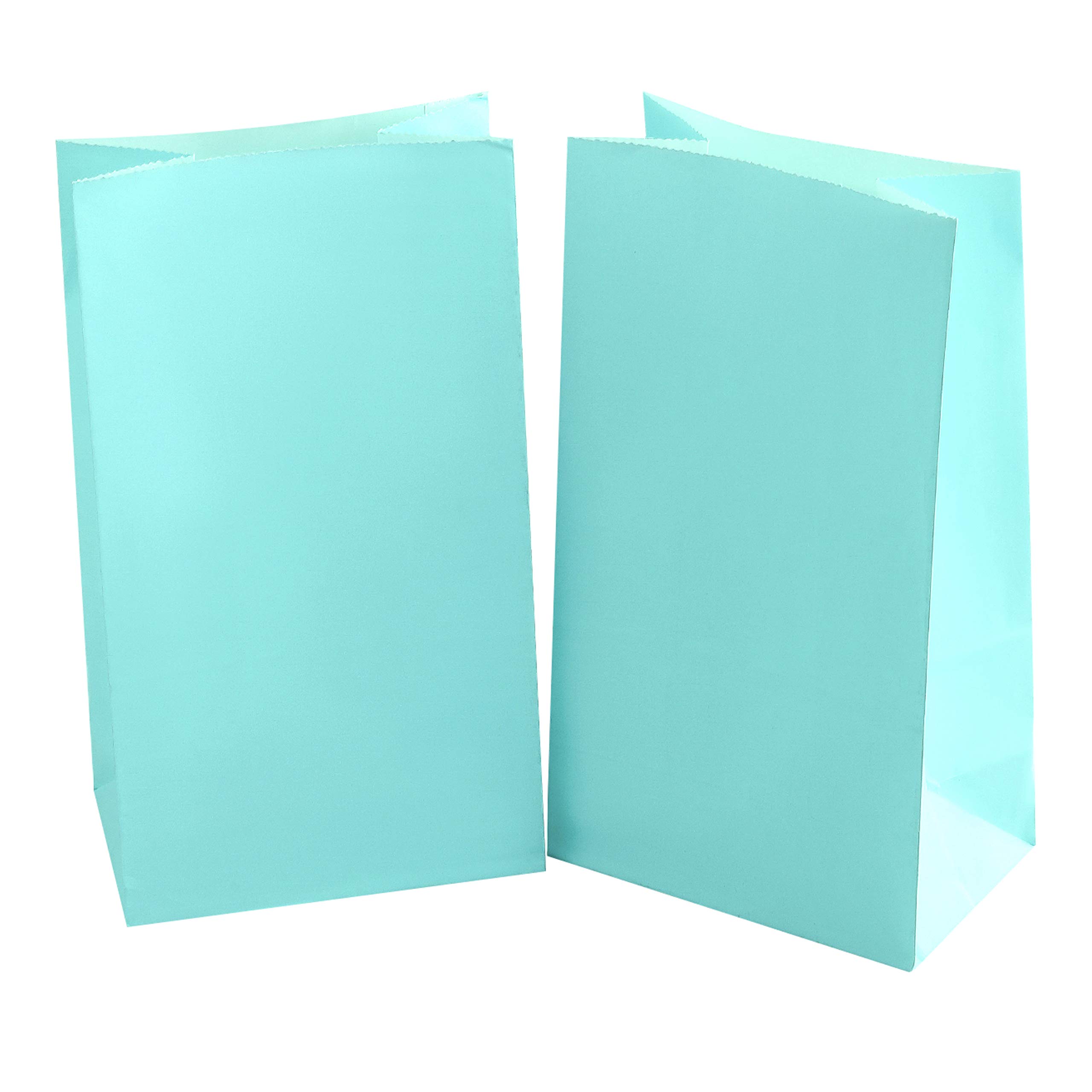 50 Pack Kraft Paper Goodie Gift Bags - Party Favor Bags for Kids Birthday, Easter, Baby Shower & Theme Parties - Eco-Friendly Treat Bags 5