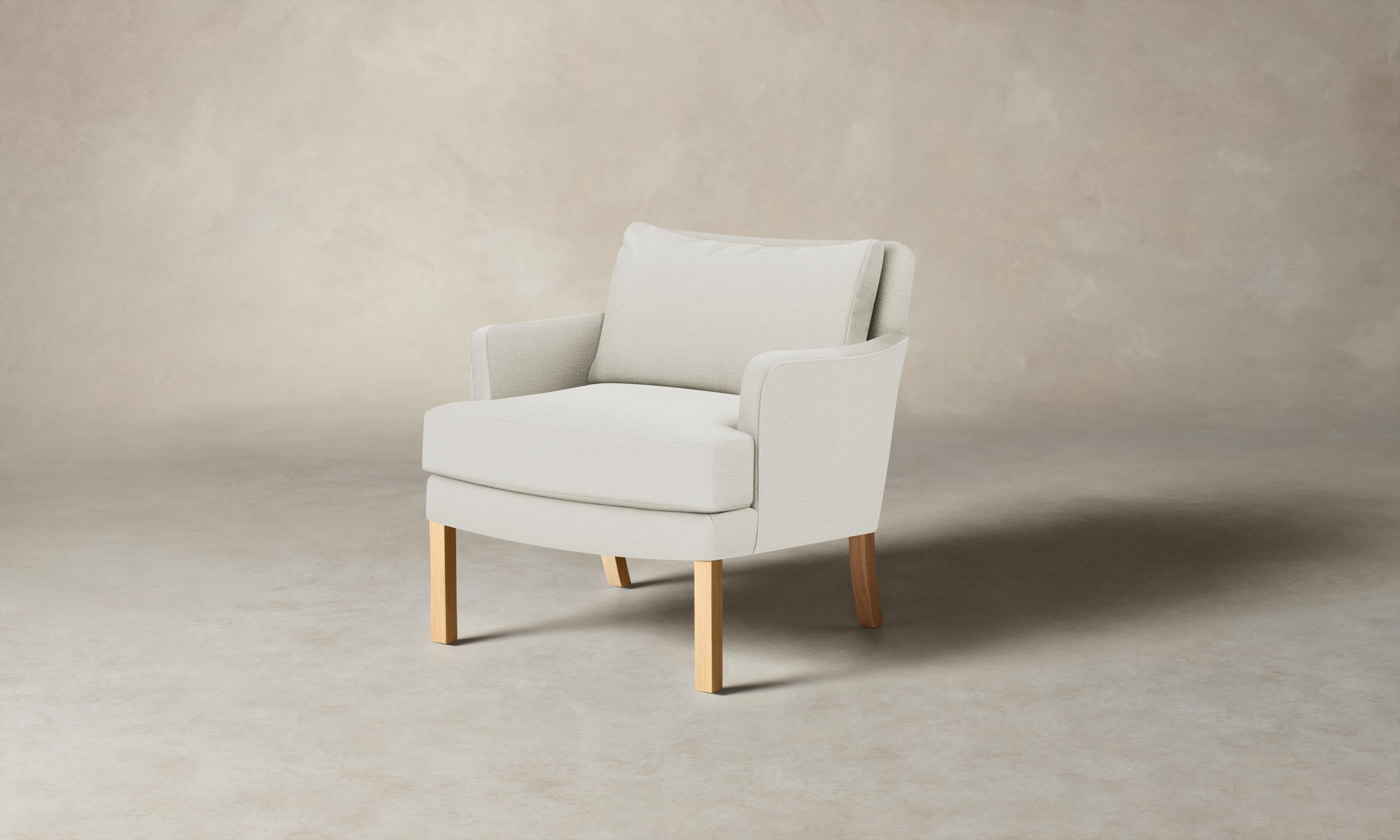 Kaye Chair - Premium Performance Woven Chenille Lace Upholstered Accent Chair for Living Room, Bedroom & Office - Comfortable Modern Seating with Elegant Design