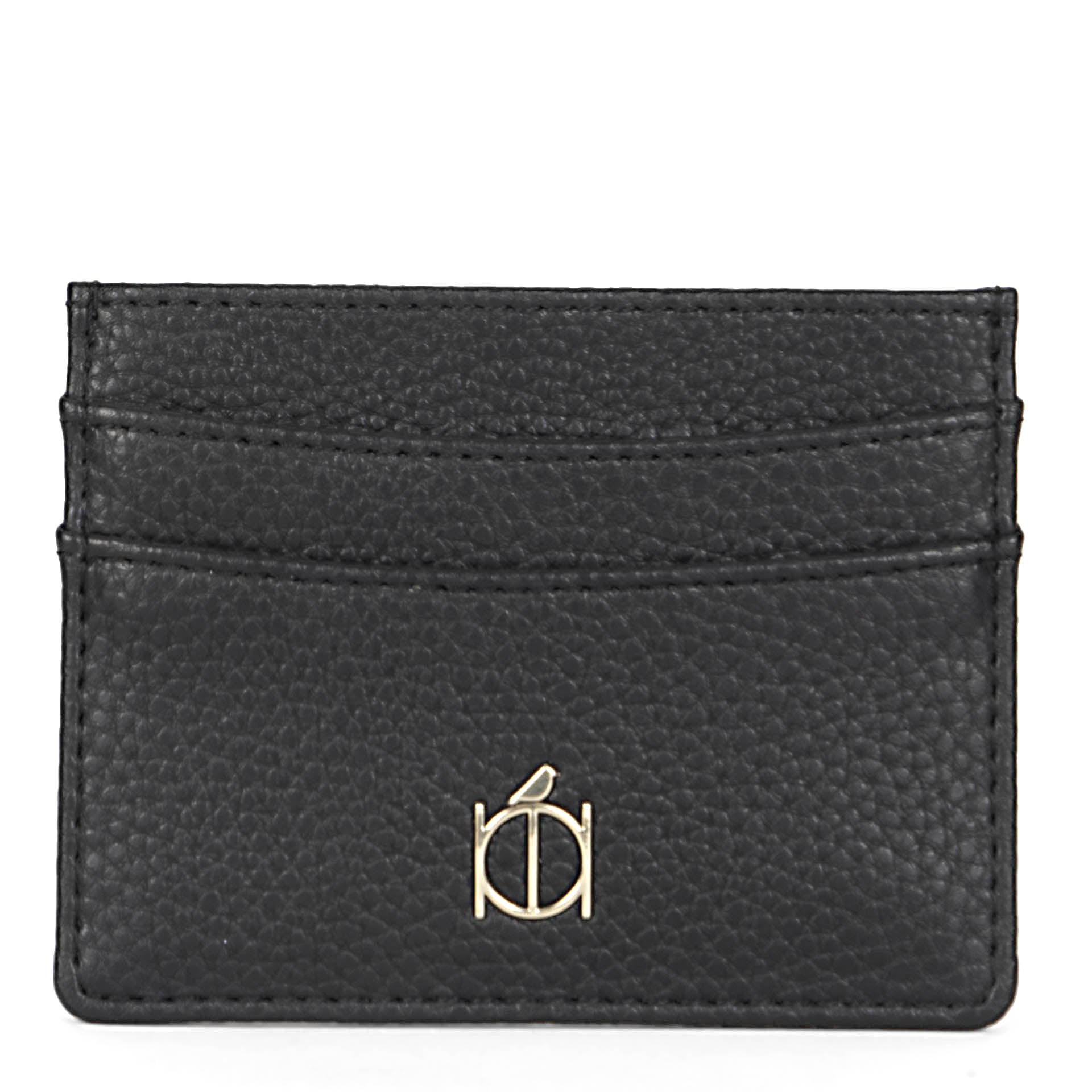Riona Ashley RFID Blocking Credit Card Holder - Slim Pebbled Leather Wallet for Women - Perfect for Travel, Shopping & Everyday Use