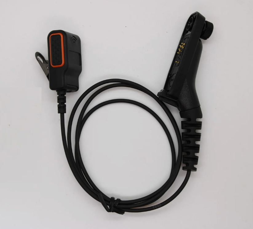 Typhoon Lapel Microphone for Motorola APX & TRBO TY 1008 - Professional Wireless Clip-on Mic for Clear Communication in Meetings, Events & Public Safety
