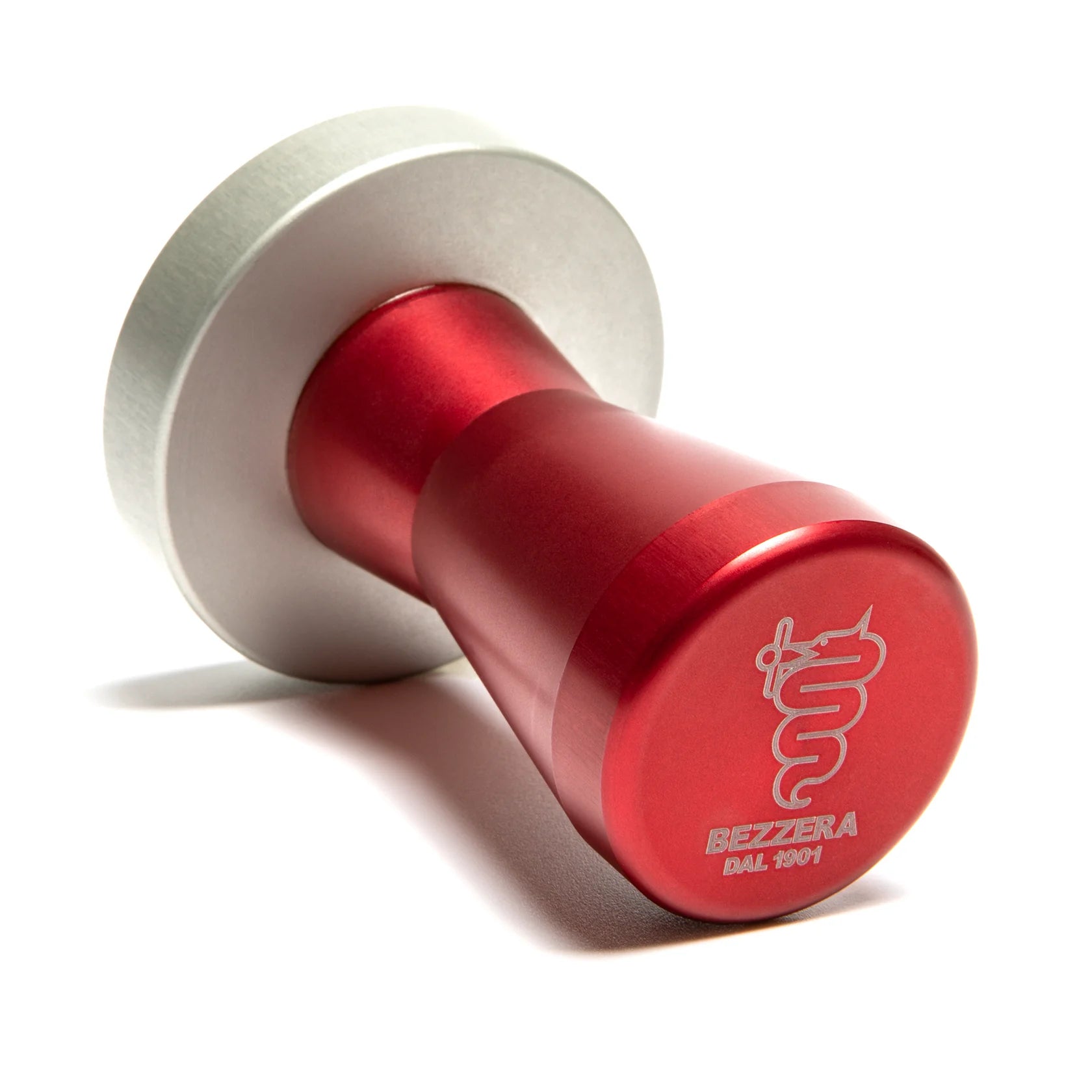 Bezzera 58mm Professional Espresso Tamper - Red - Perfect for Home Baristas & Coffee Shops - Barista Tool for Espresso Machine Accessories