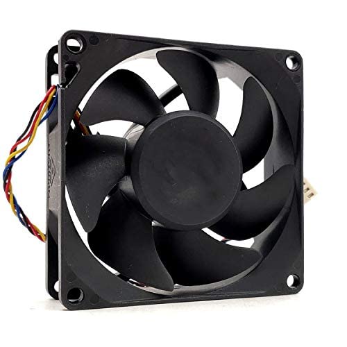 FA08025M12LPA 80mm 12V 0.45A 4-Wire Cooling Fan - High Performance PC Case Fan for Computer, Gaming Rig, Server & Electronics Cooling
