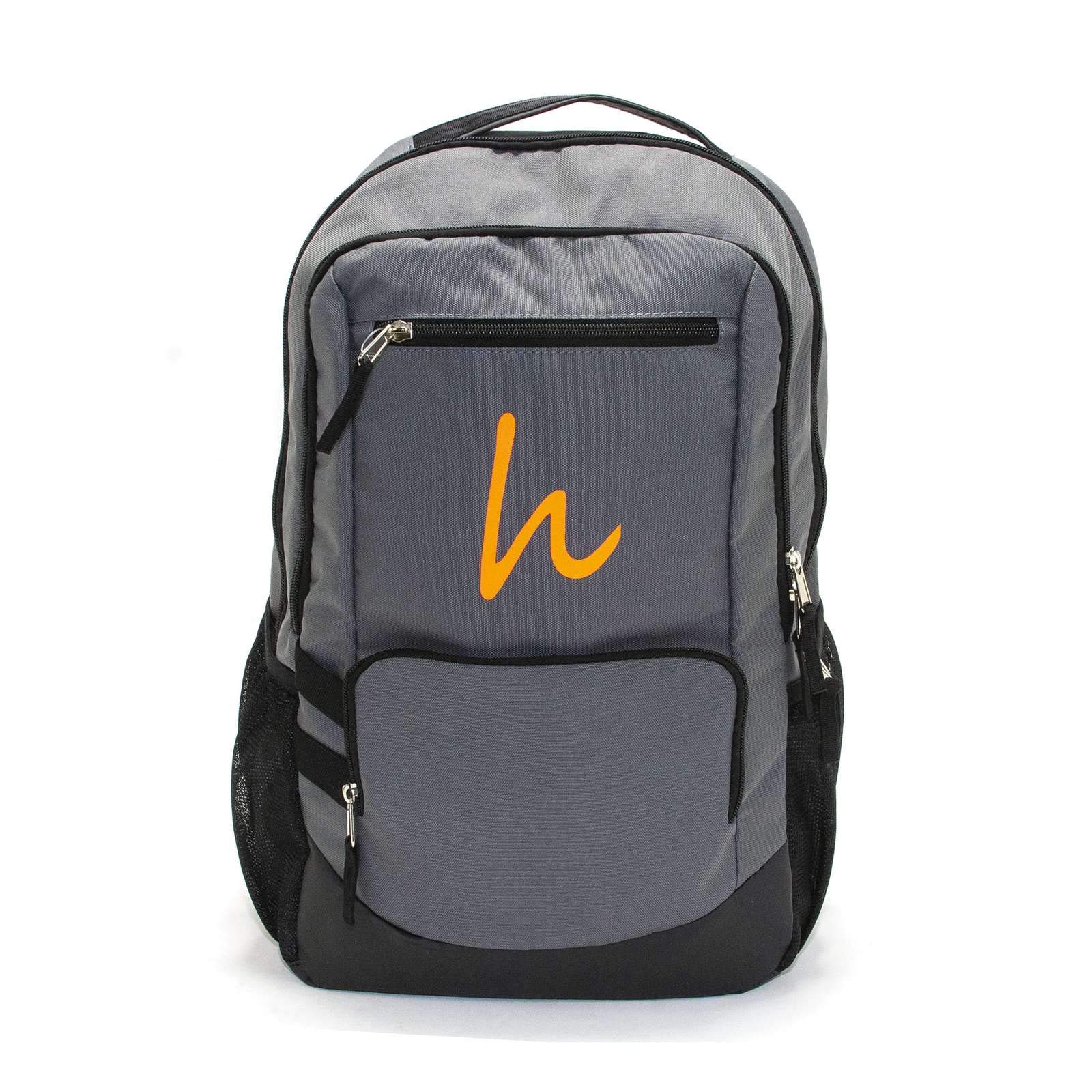17 Inch Hakki Lightweight Laptop Backpack with Padded Sleeve - Waterproof Travel Rucksack for Men & Women (Gray) - Perfect for Work, School, College and Outdoor Adventures