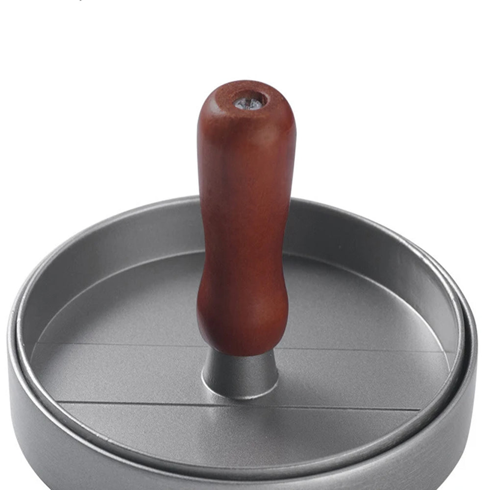 Premium Emilio Burger Press - Heavy Duty Stainless Steel Patty Maker for Juicy Homemade Burgers - Perfect for BBQ, Grilling, and Backyard Cookouts