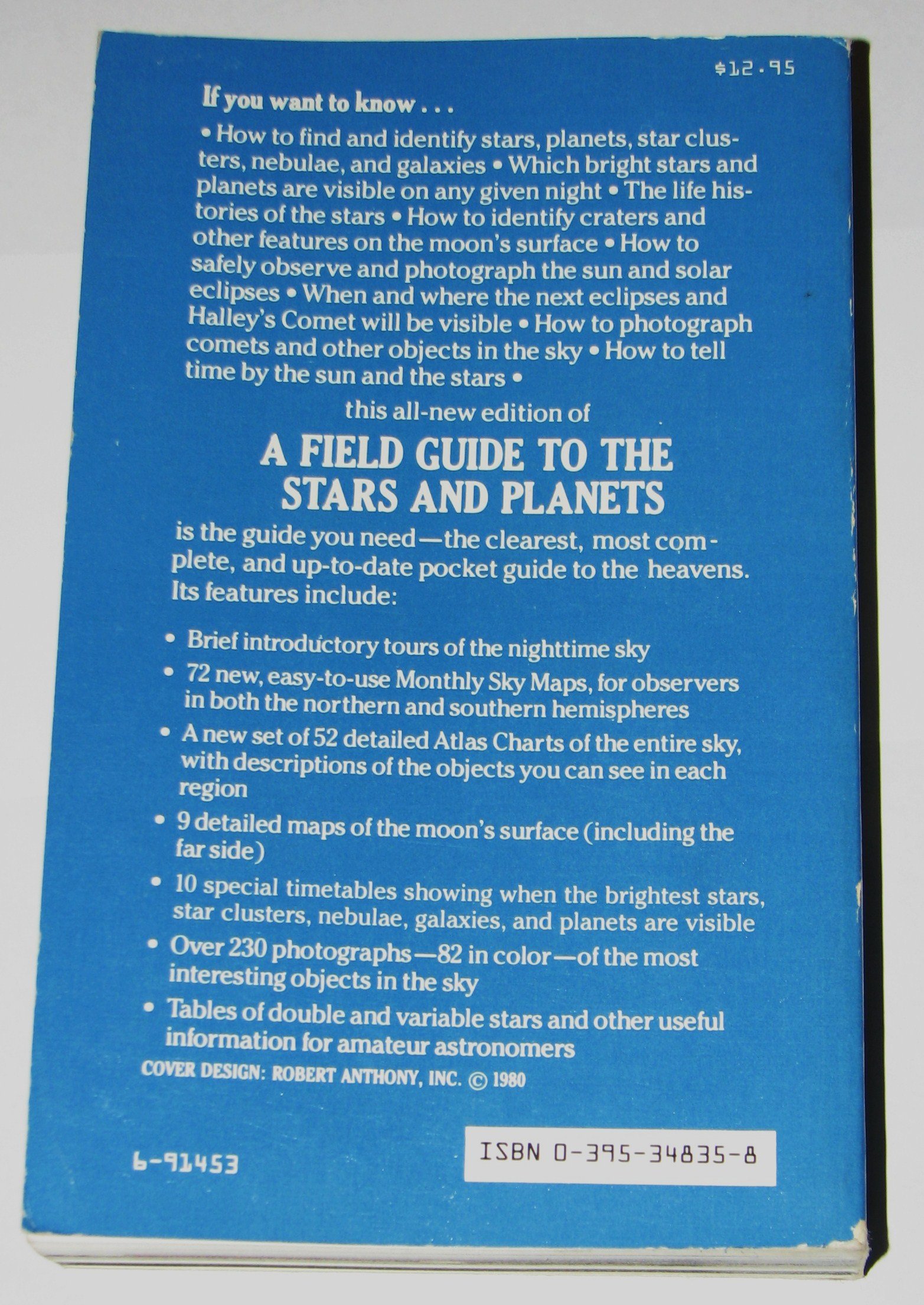 **Peterson Field Guide to Stars and Planets – Astronomy Book for Stargazing, Night Sky Observation & Celestial Navigation – Perfect for Camping, Hiking & Outdoor Adventures**