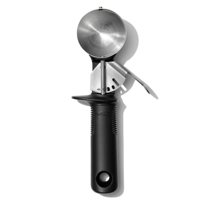 OXO Good Grips Trigger Ice Cream Scoop - Ergonomic Design for Easy Scooping, Perfect for Ice Cream, Gelato & Sorbet - Ideal for Home Kitchens, Dessert Shops & Parties