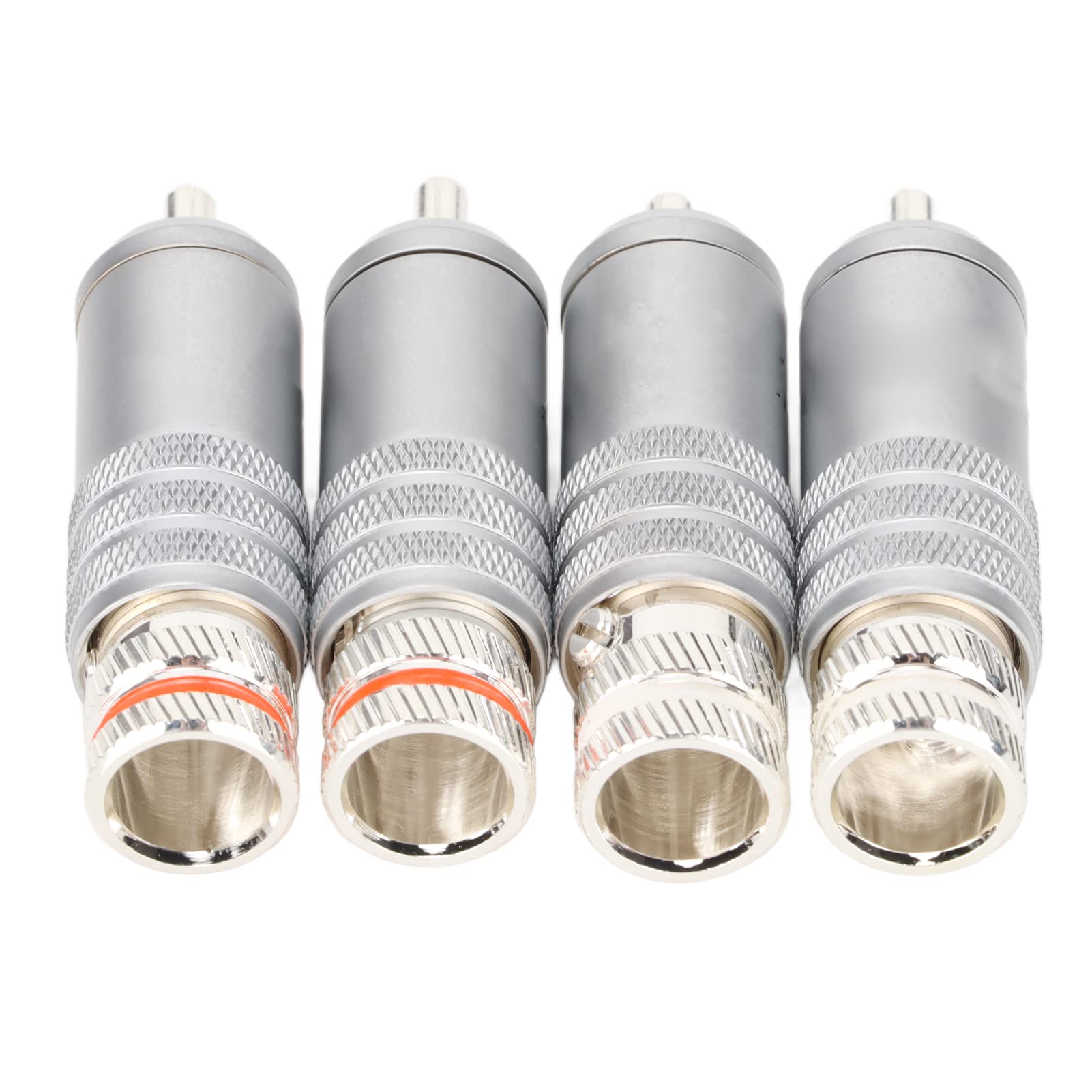 Silver Plated Ultra Low Impedance Coaxial Connector - High-Performance Solder Connector with Metal Housing for RF Antenna and Cable Assembly