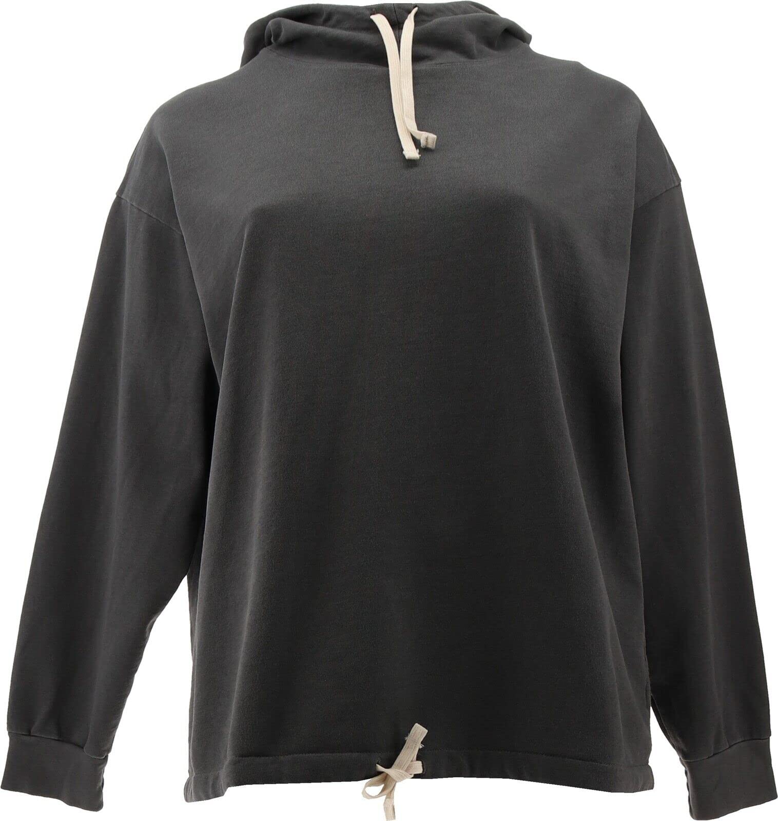 American Apparel Men's French Terry Long Sleeve Drawstring Hoodie - Comfortable Casual Pullover for Gym, Lounge & Streetwear