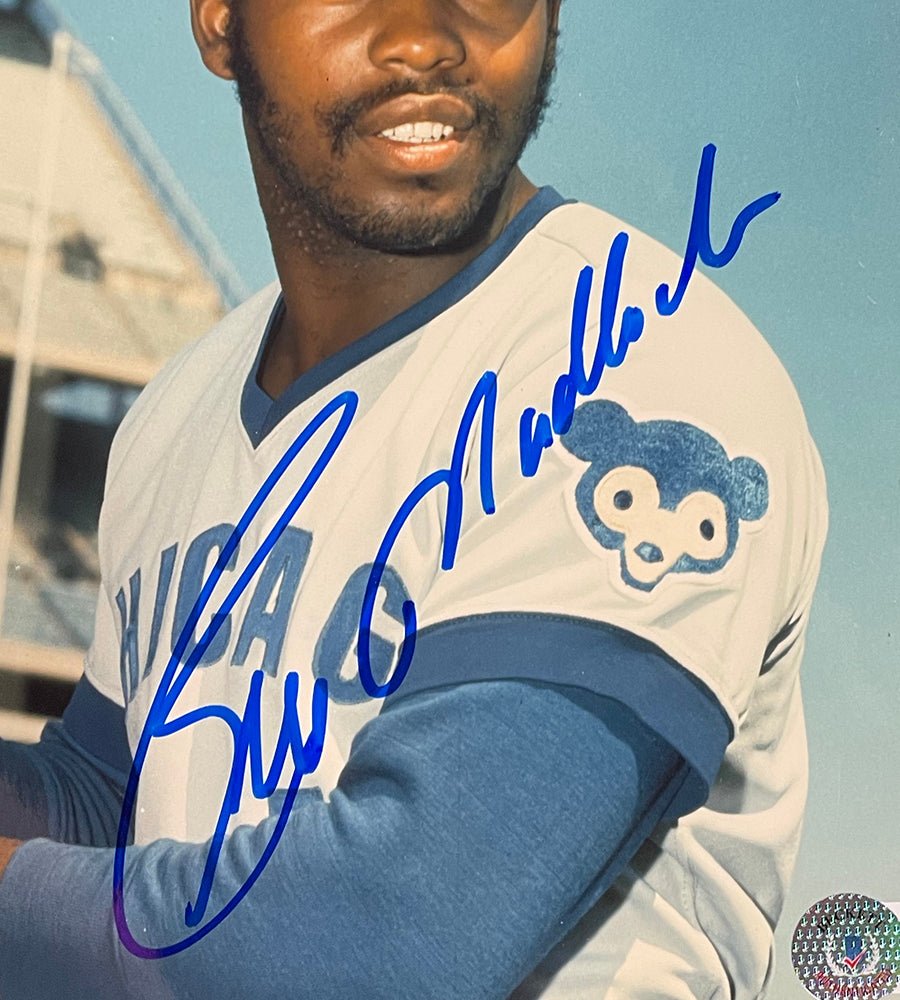 Bill Madlock Autographed 8x10 Chicago Cubs Baseball Photo - Perfect for Sports Memorabilia Collectors and Cubs Fans Display
