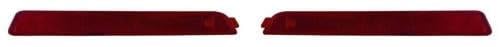 Go-Parts - Pair of CAPA Certified Rear Bumper Reflectors for 2004-2009 Mazda 3 Sport (Hatchback/Sedan) - Left & Right Side Replacement (MA1185100C, MA1184100C) - Perfect for Night Driving Safety and Vehicle Restoration Projects