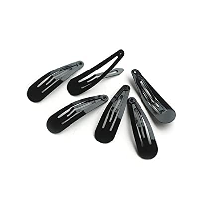 ALIBA COLLECTION 40-Piece Black Metal Hair Clips Set - Tik Tak Hair Accessories for Girls, Women & Baby Girls | Perfect for School, Parties & Everyday Styling