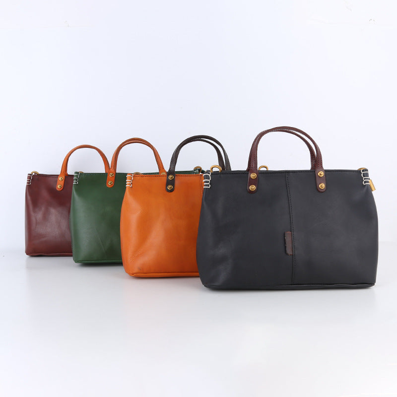 Handmade Italian Leather Work Handbag for Women - Elegant & Durable Professional Office Bag, Business Tote, Travel & Everyday Use