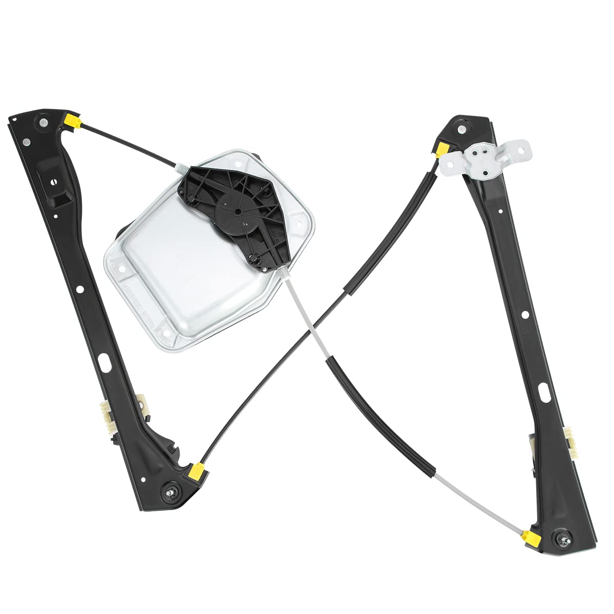 VW Bora GTI Jetta Sedan Wagon 05-14 Driver Side Front Power Window Regulator & Door Panel (Left Side, No Motor) - OEM Style Replacement for Smooth Window Operation & Door Repair