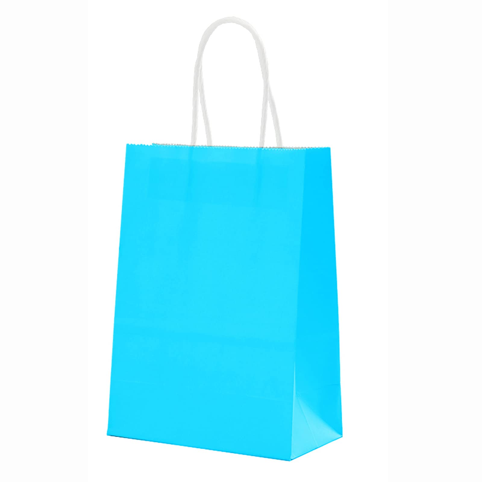 100 Pcs Kraft Paper Bags with Handles - 10x5x13 Inch Eco-Friendly Brown Shopping Bags for Retail Stores, Restaurants, Takeout, Grocery, Bakery, Gift Wrapping & DIY Crafts | Perfect for Parties, Weddings & Farmers Markets