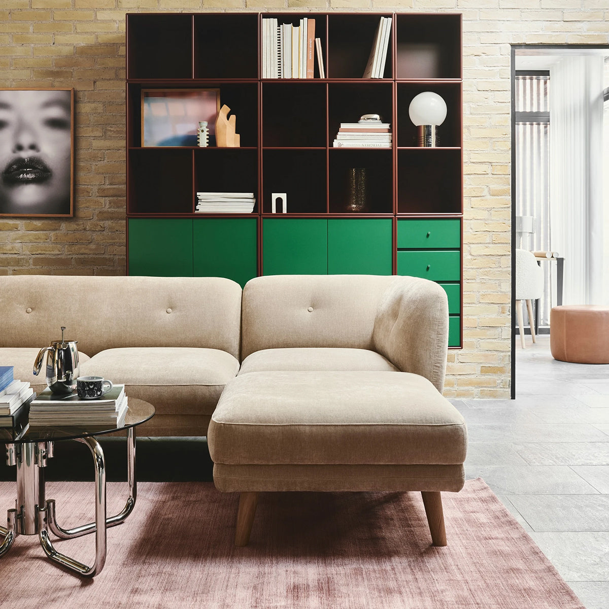 Alfred Fabric Right 1 Seater Modular Sofa - Modern Comfortable Single Chair for Living Room, Bedroom & Small Spaces